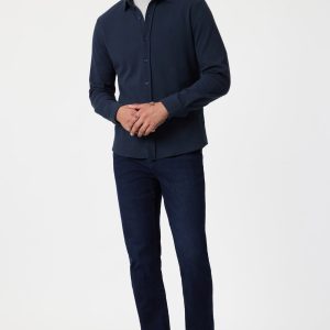 ZACH STRAIGHT LEG IN INK BRUSHED SUPERMOVE