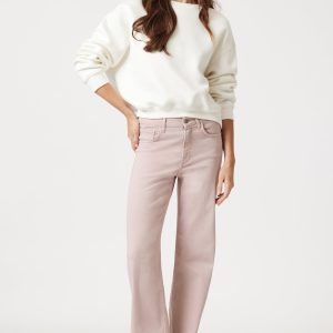 ALENA WIDE LEG IN WOODROSE FLEX BLUE